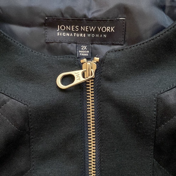 Jones New York Quilted Detail Vest - Picture 3 of 7